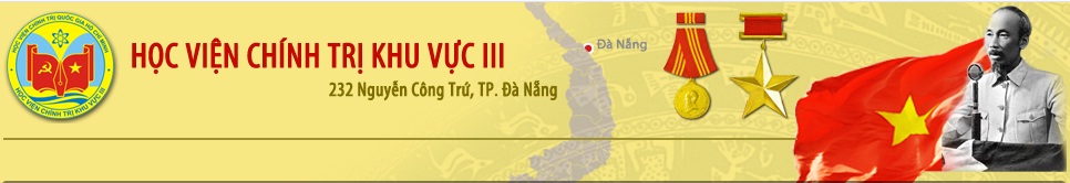 Website Học viện Chính trị khu vực III